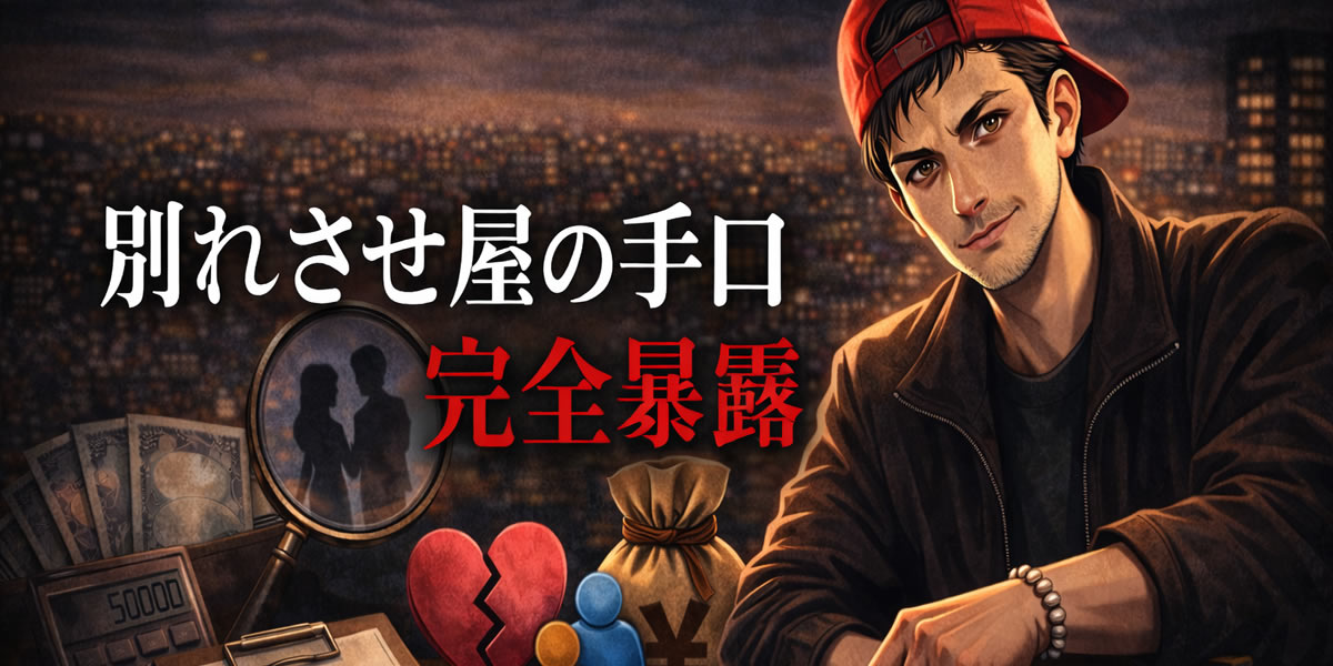 【実話】別れさせ屋の手口を完全暴露｜元工作員Hが語る悪徳業者の実態と見抜き方