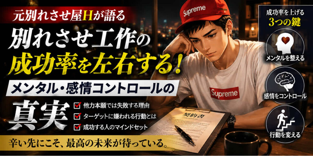 別れさせ工作の成功率を左右する！感情的になって自滅・失敗した4つの実例と対策