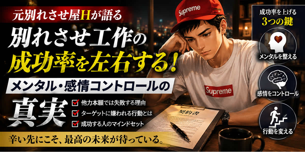 別れさせ工作の成功率を左右する！感情的になって自滅・失敗した4つの実例と対策