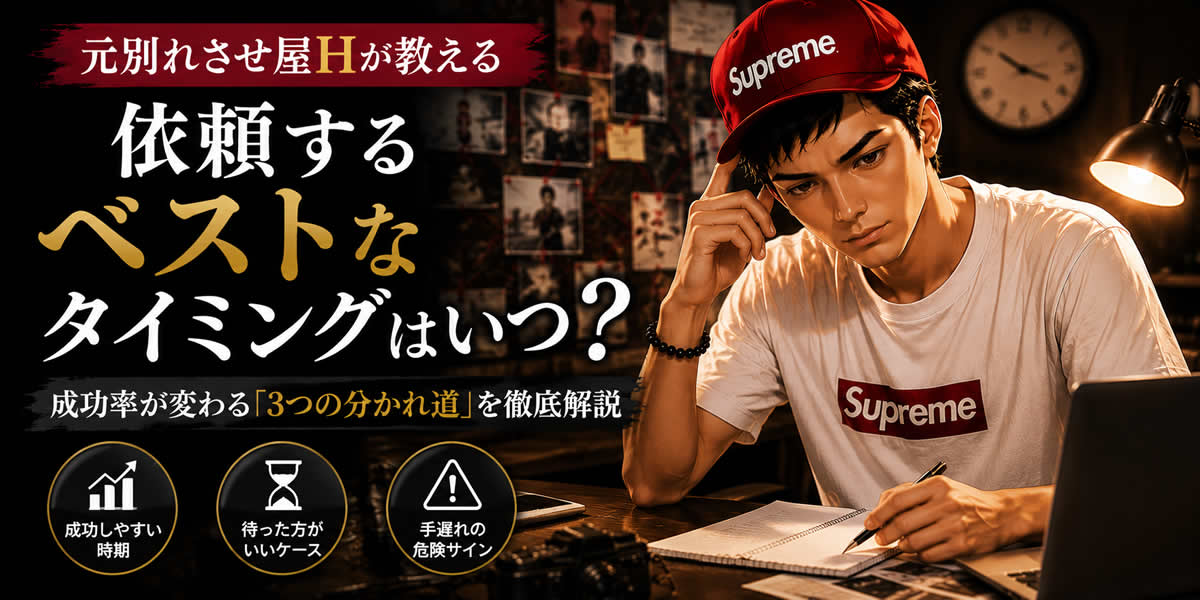 別れさせ工作を依頼するベストなタイミングとは？早過ぎる・遅過ぎるケースを解説