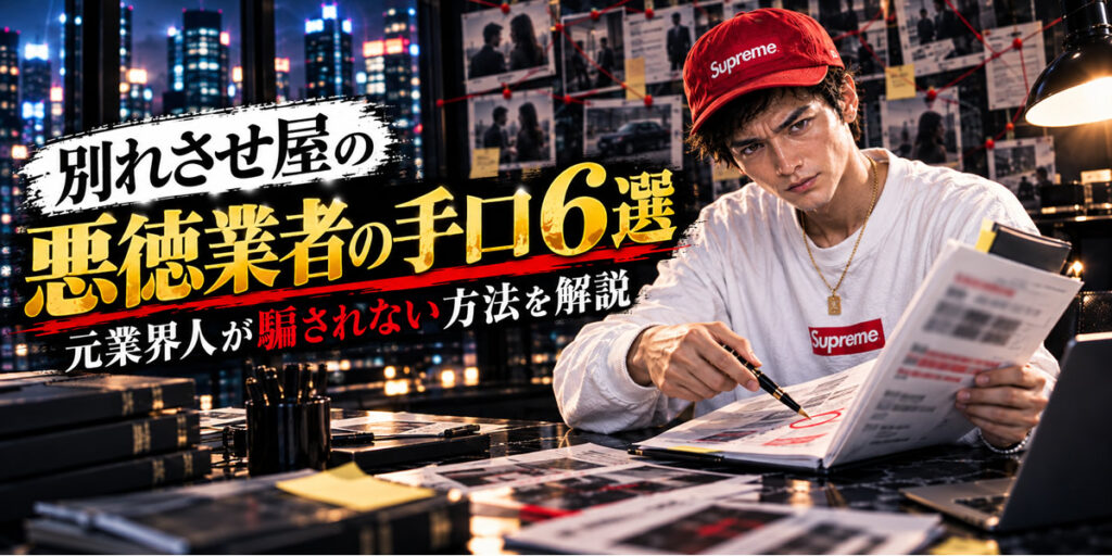 別れさせ屋の悪徳業者の手口6選｜元業界人が騙されない方法を解説