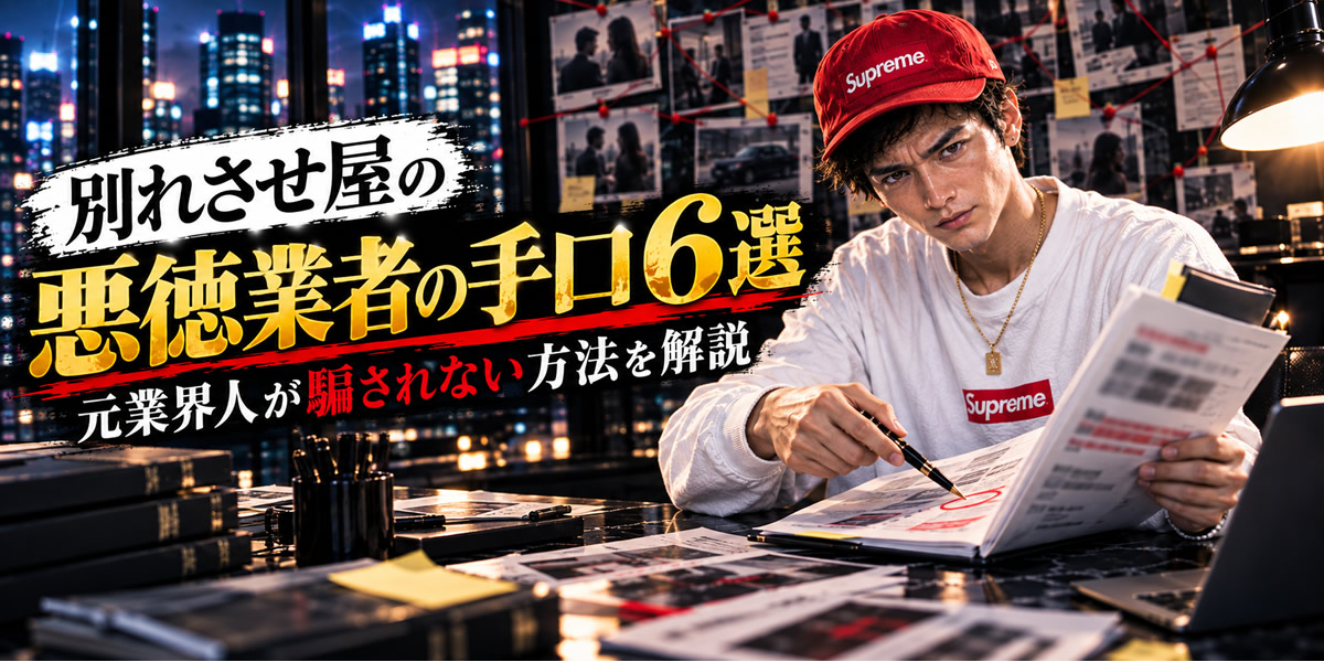 別れさせ屋の悪徳業者の手口6選｜元業界人が騙されない方法を解説